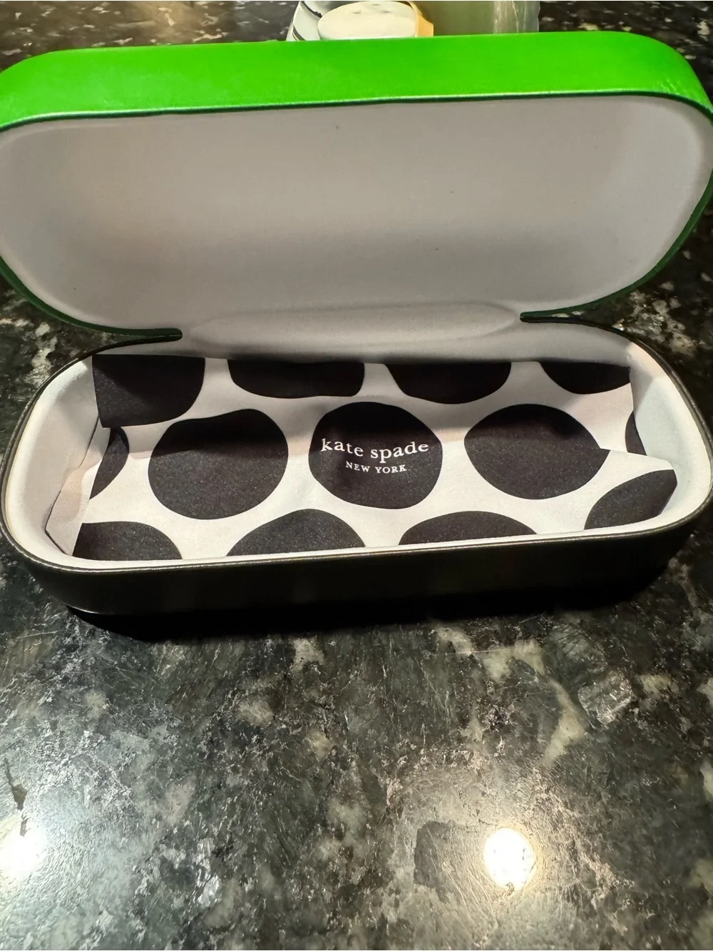 kate spade Black Cat-Eye Sunglasses with Dark Lenses